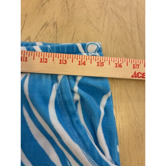 Y2K Lilly Pulitzer Pisces Jogger Fish Print Joe Fish Mimosa Pants Soft Velour S - Picture 4 of 14